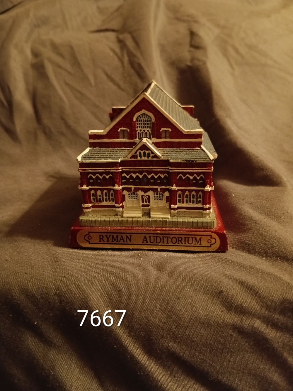 Ryman Auditorium Souvenir Miniature - Red & Gray Replica